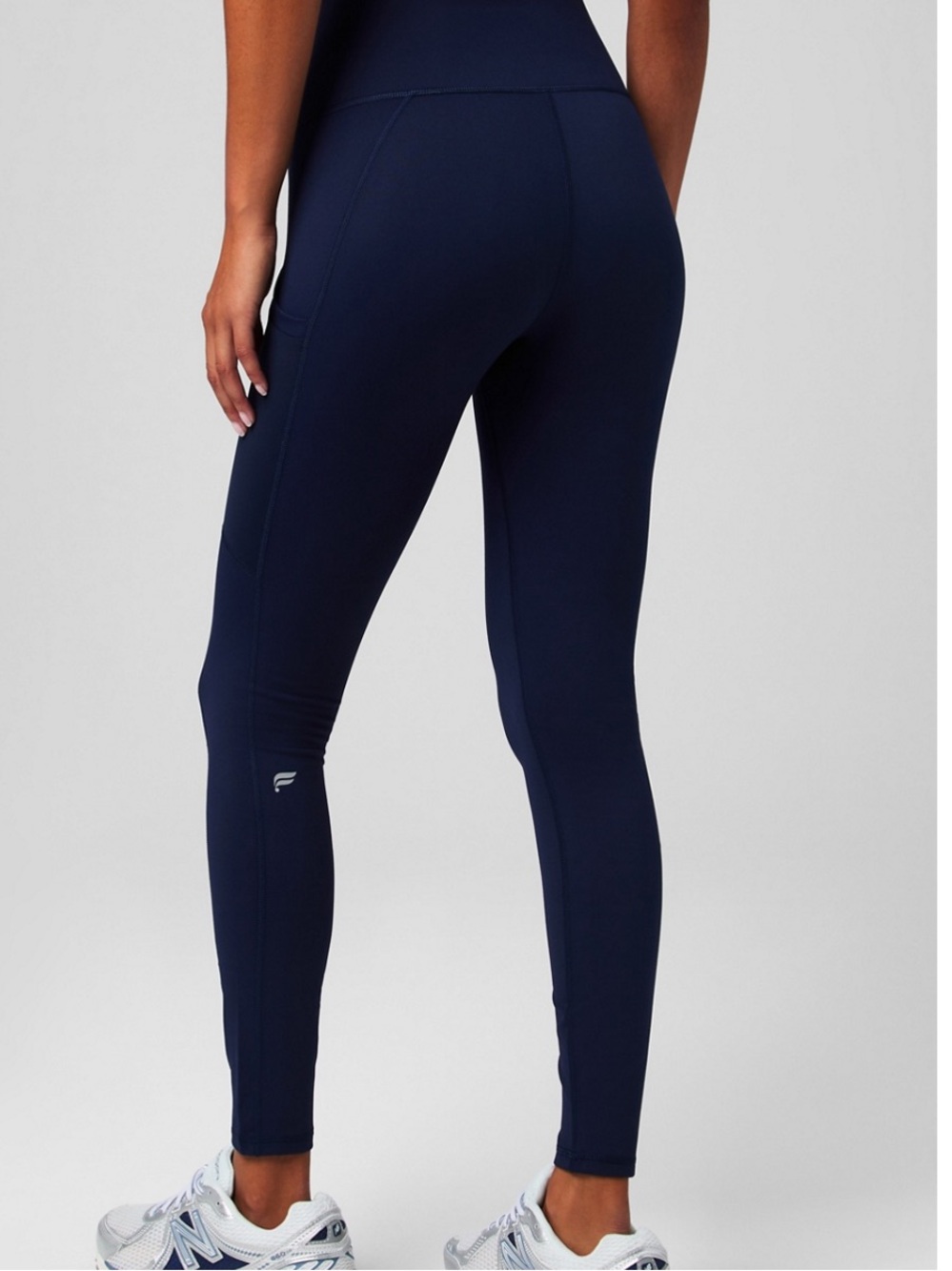 Fabletics Navy On-The-Go Powerhold High-rise Legging